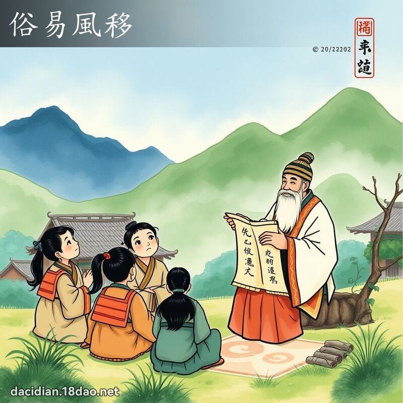 俗易风移 配图