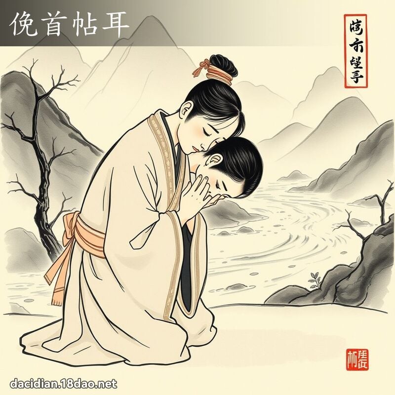 俛首帖耳 配图