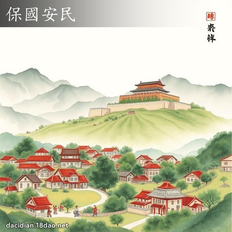 保国安民 配图