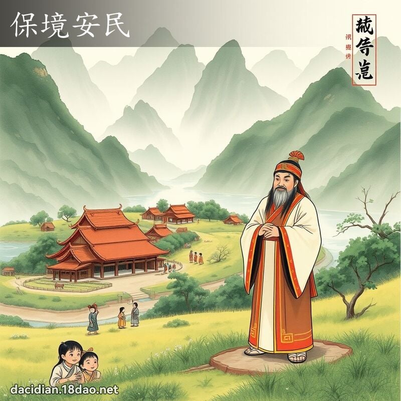 保境安民 配图