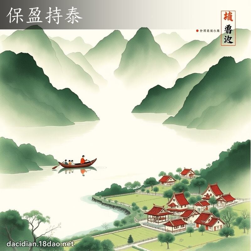 保盈持泰 配图
