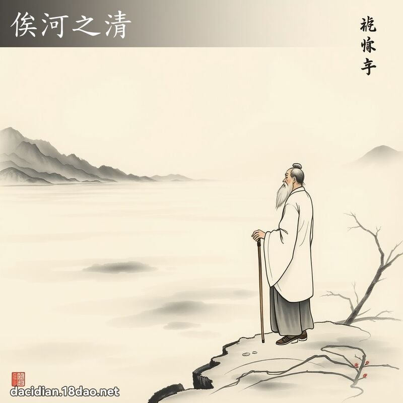 俟河之清 配图