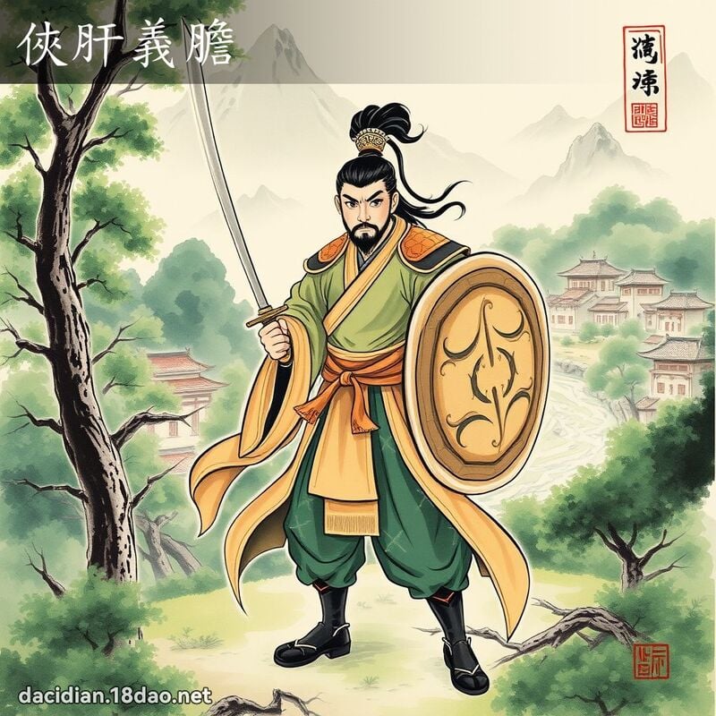 侠肝义胆 配图