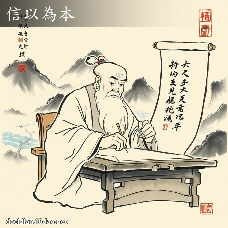 信以为本 配图