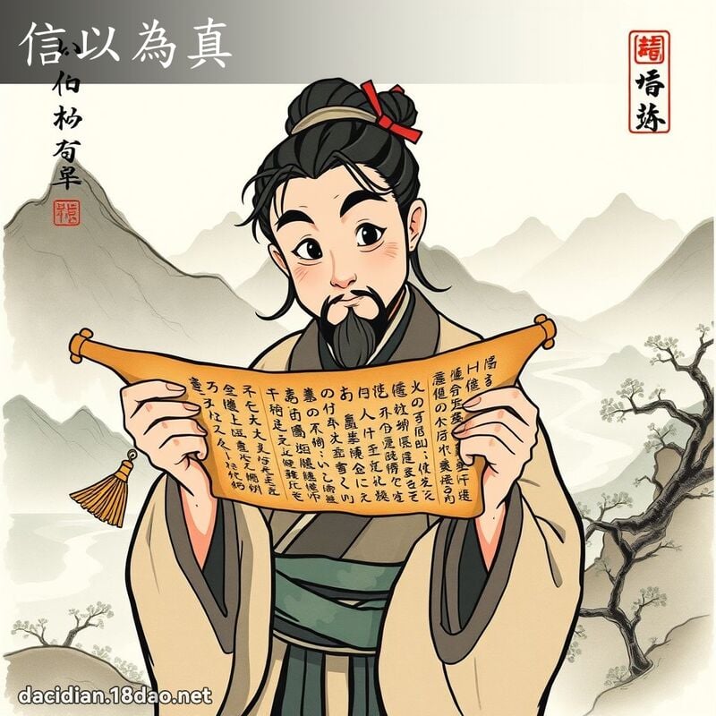 信以为真 配图