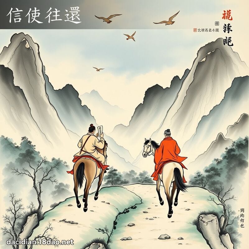 信使往还 配图