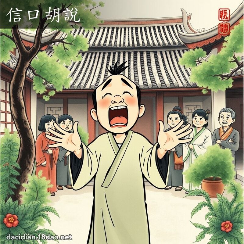 信口胡说 配图