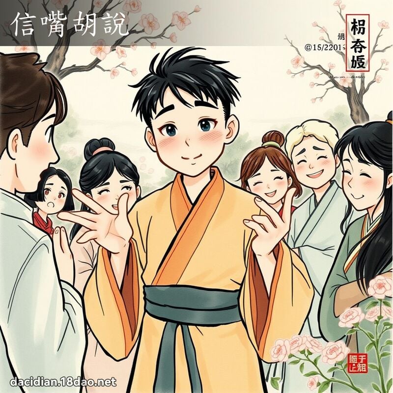 信嘴胡说 配图