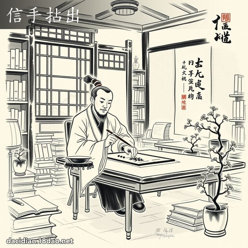 信手拈出 - 中华成语配图