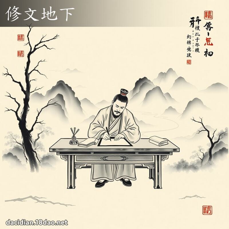 修文地下 - 中華成語配圖