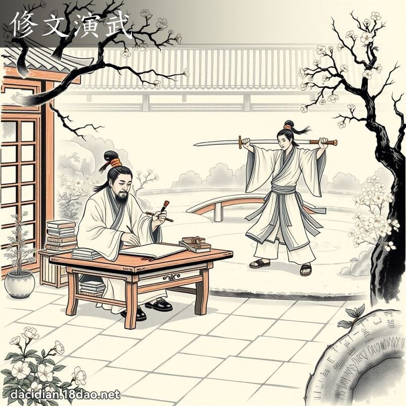 修文演武 - 中华成语配图