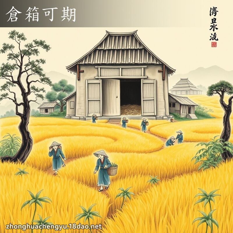 倉箱可期 - 中華成語配圖