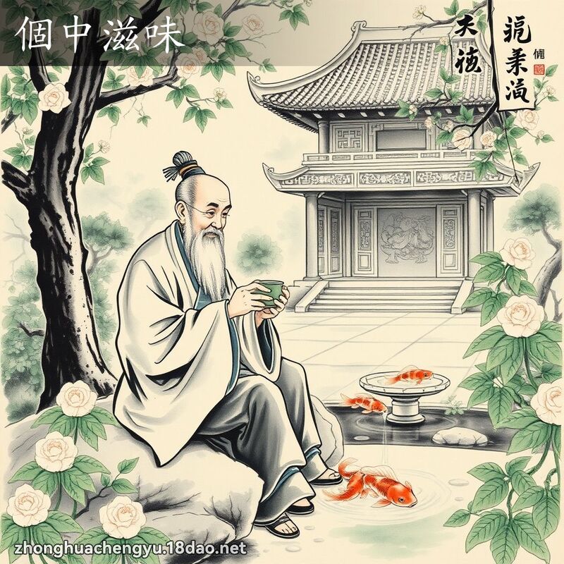 個中滋味 - 中華成語配圖