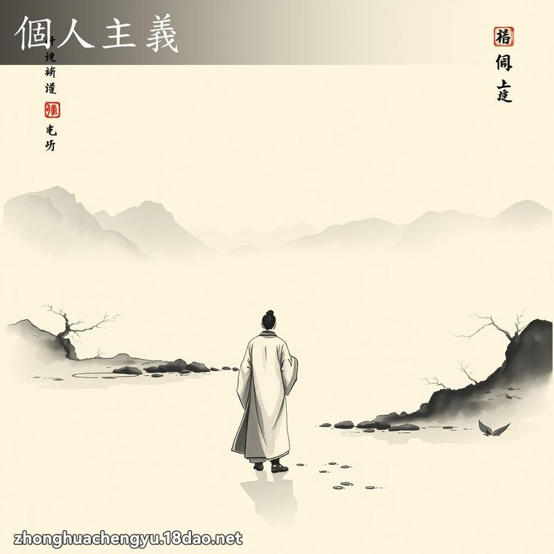 個人主義 - 中華成語配圖