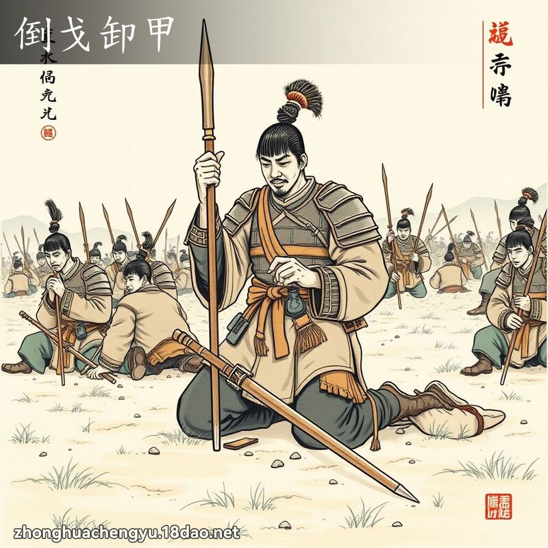 倒戈卸甲 - 中華成語配圖
