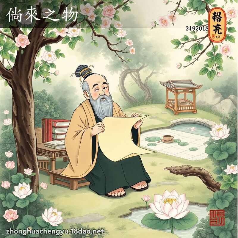 倘来之物 - 中华成语配图