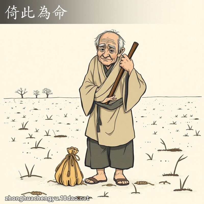 倚此為命 - 中華成語配圖