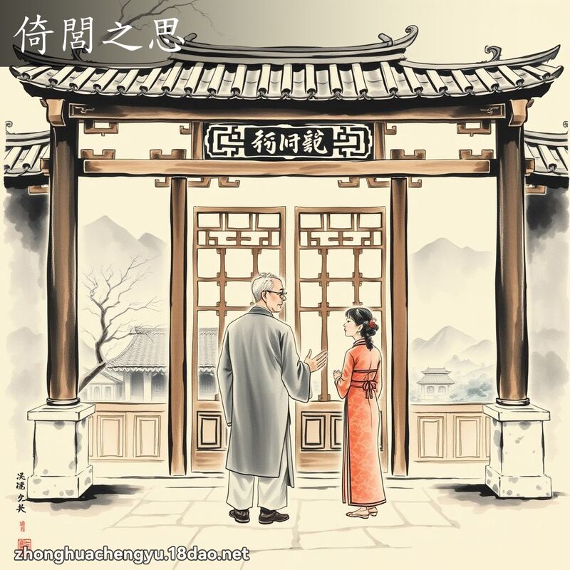 倚閭之思 - 中华成语配图