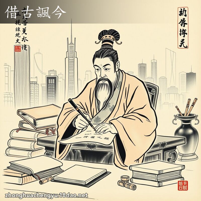 借古諷今 - 中華成語配圖