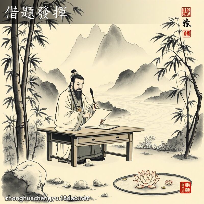 借題發揮 - 中華成語配圖