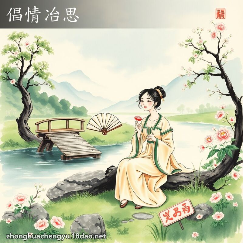 倡情冶思 - 中華成語配圖