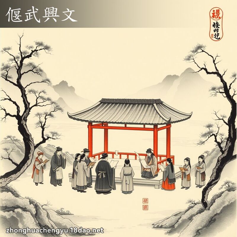 偃武興文 - 中華成語配圖