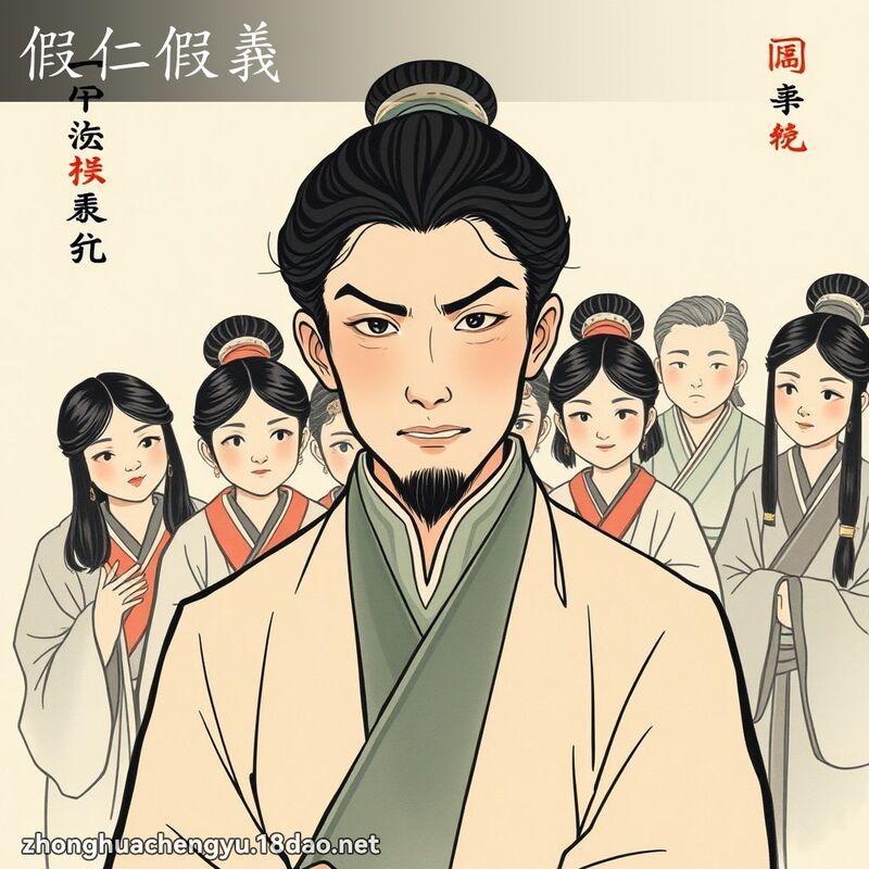 假仁假义 配图