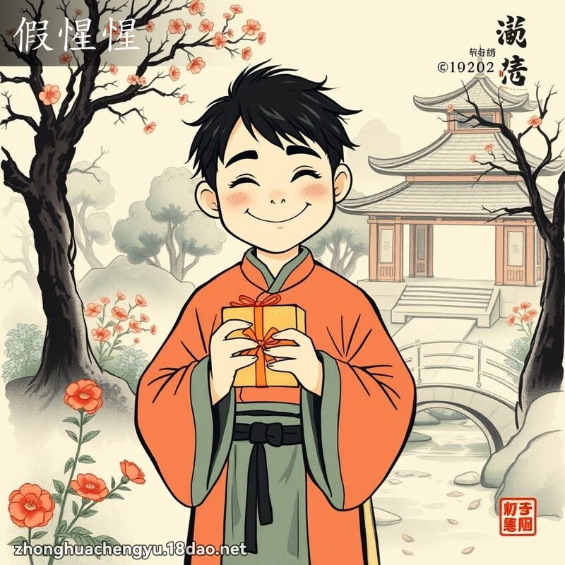 假惺惺 - 中华成语配图