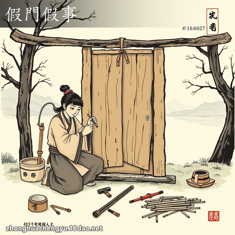 假門假事 - 中華成語配圖