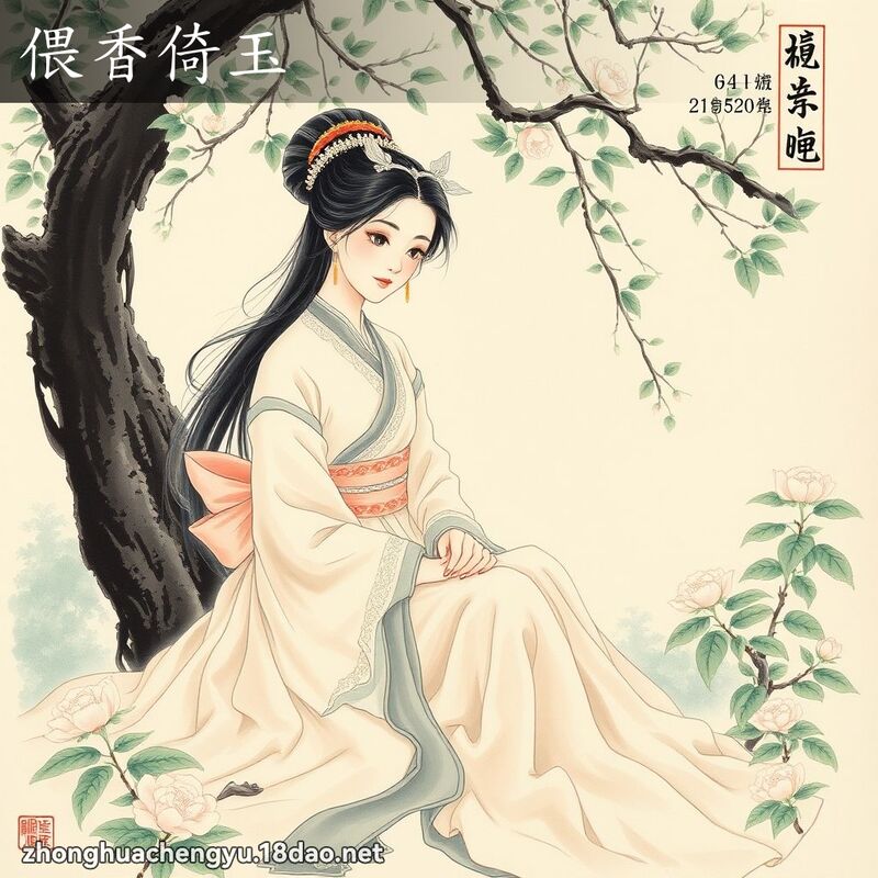 偎香倚玉 - 中华成语配图