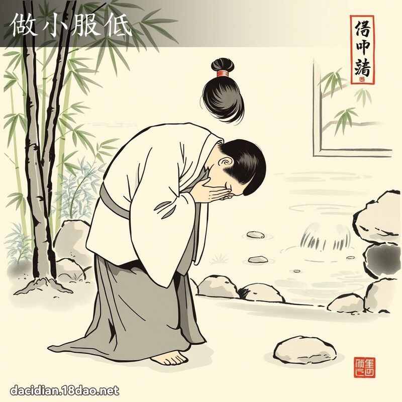 做小服低 配图