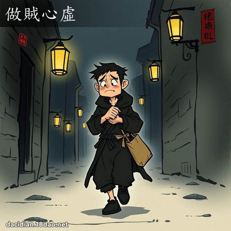 做贼心虚 配图