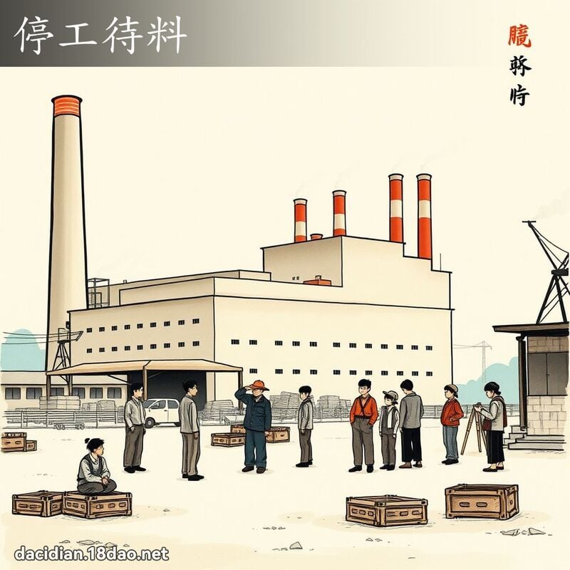 停工待料 配图
