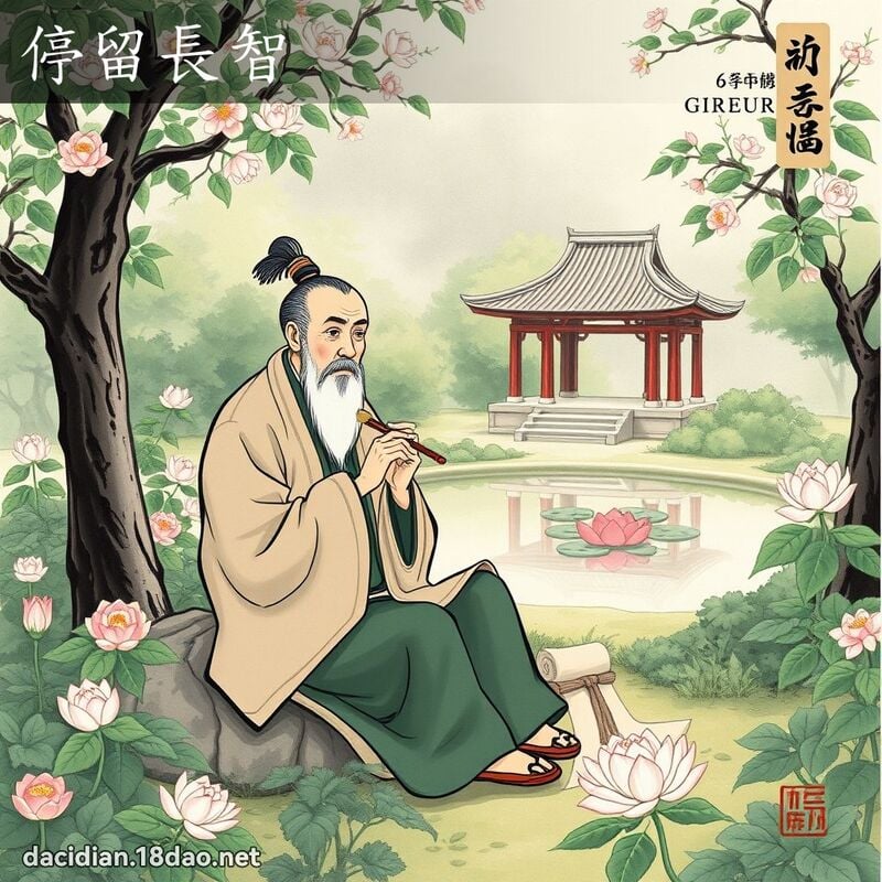 停留长智 配图