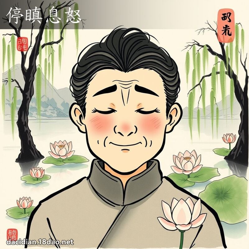 停瞋息怒 配图