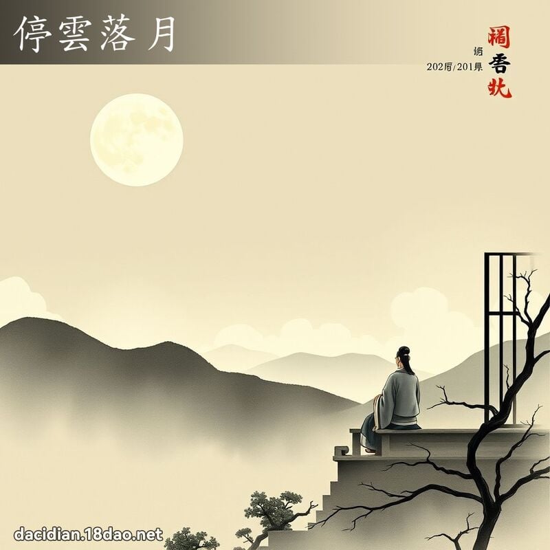 停云落月 配图