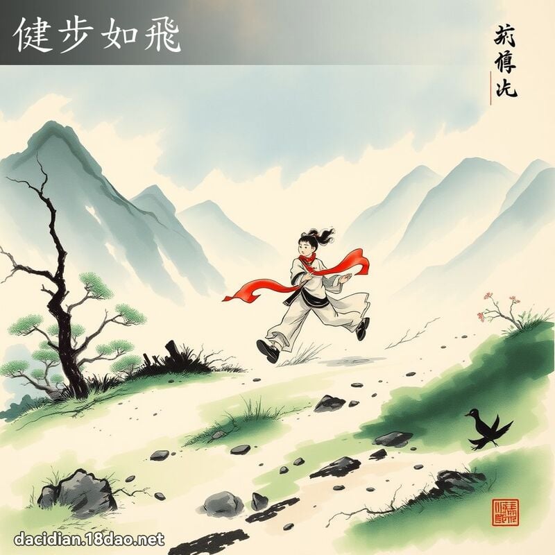 健步如飞 配图