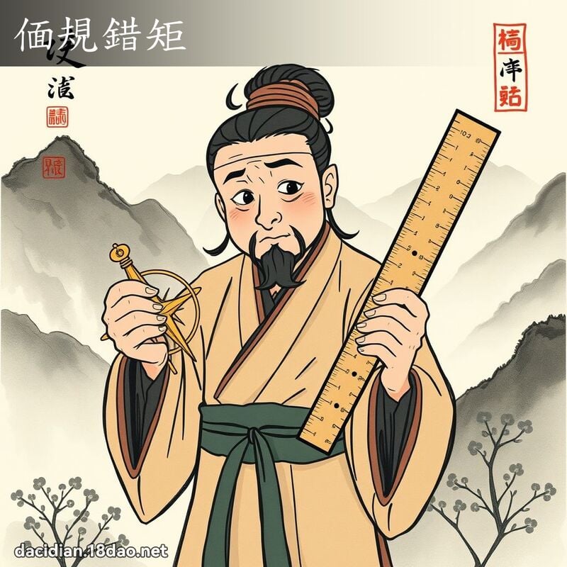 偭规错矩 配图