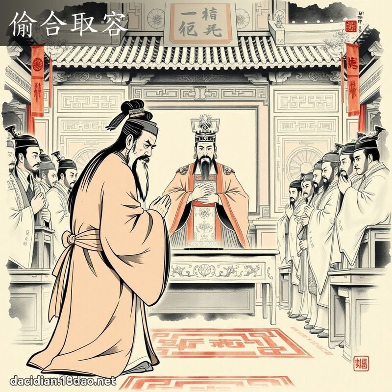 偷合取容 配图