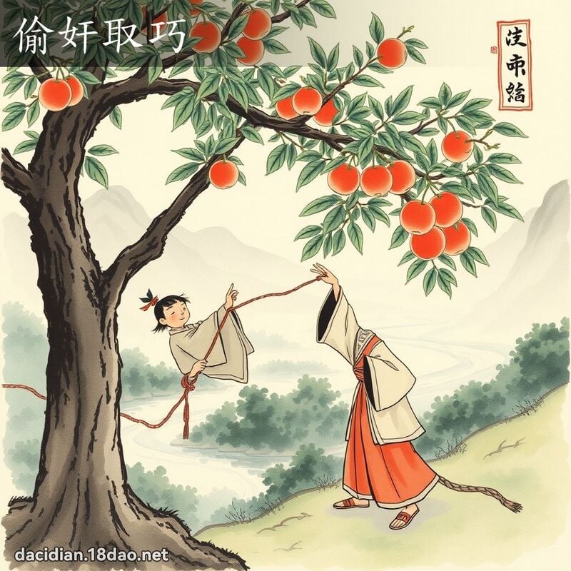 偷奸取巧 配图