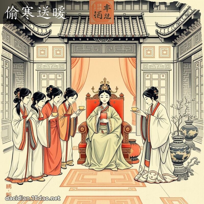 偷寒送暖 配图