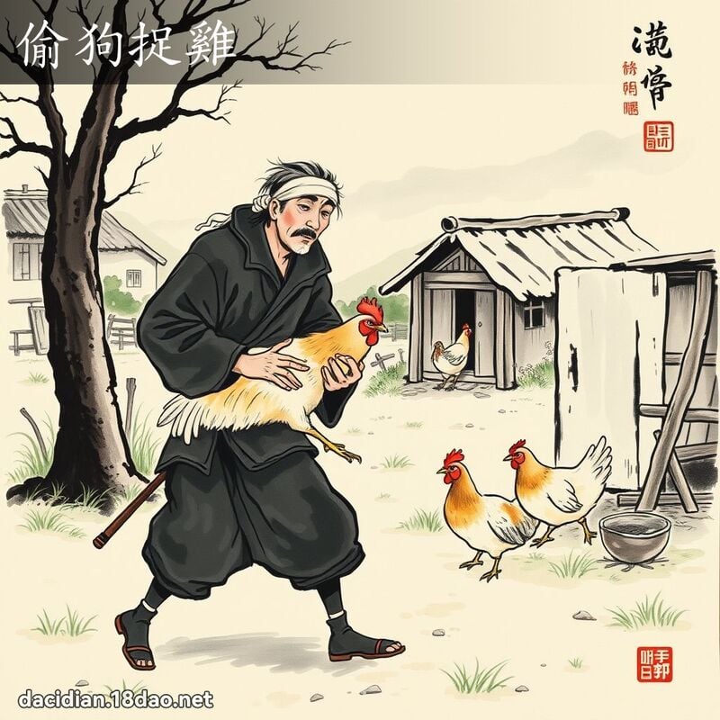 偷狗捉鸡 配图