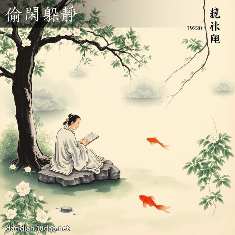 偷闲躲静 配图