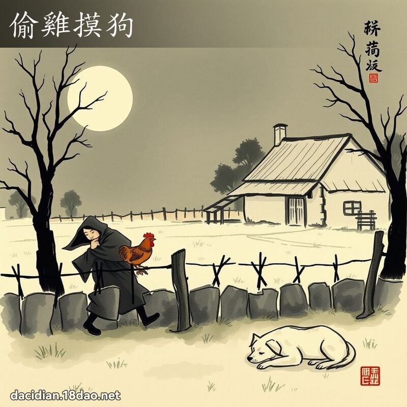 偷鸡摸狗 配图