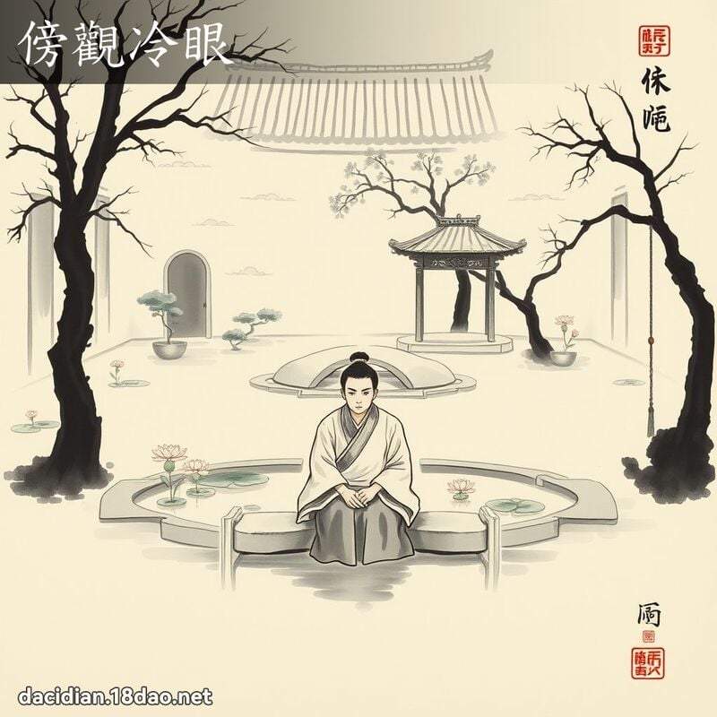 傍观冷眼 配图