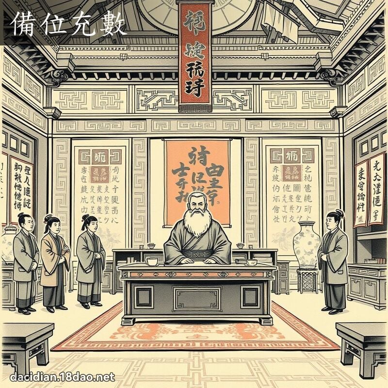 备位充数 配图