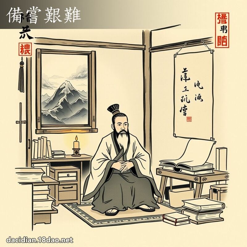 备尝艰难 配图