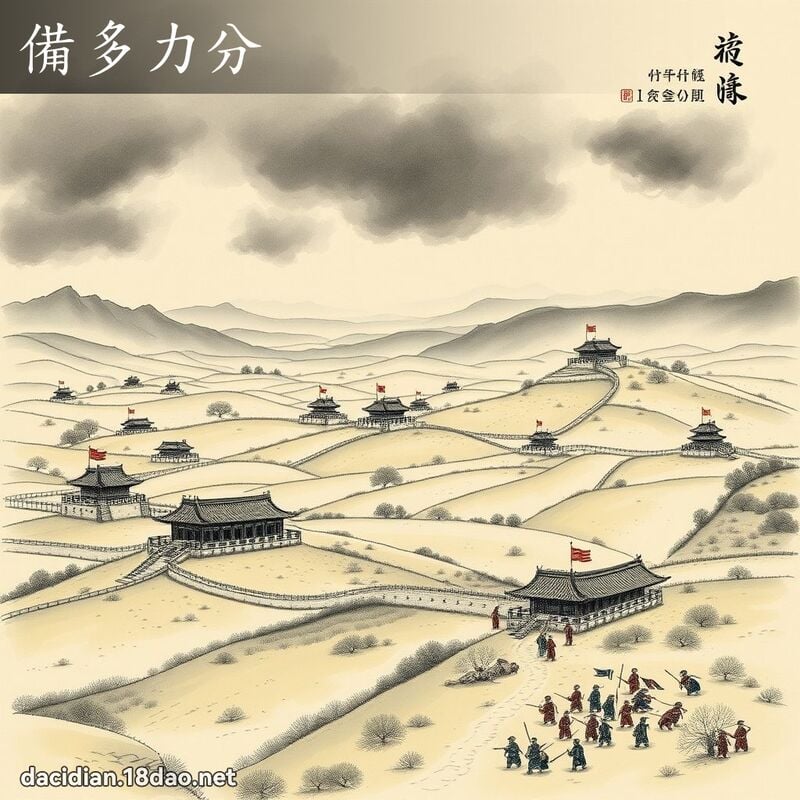 备多力分 配图