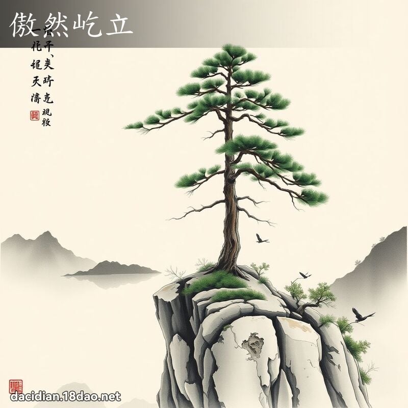 傲然屹立 配图