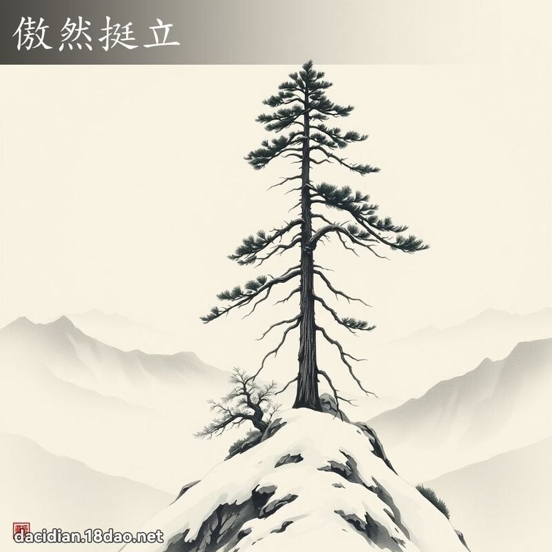 傲然挺立 配图